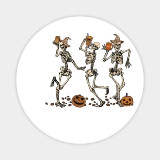 Horror Coffee Skeletons Magnet